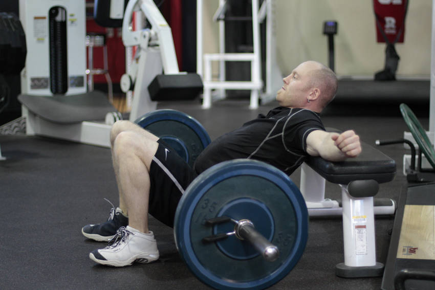 Barbell Hip Thrust, start position