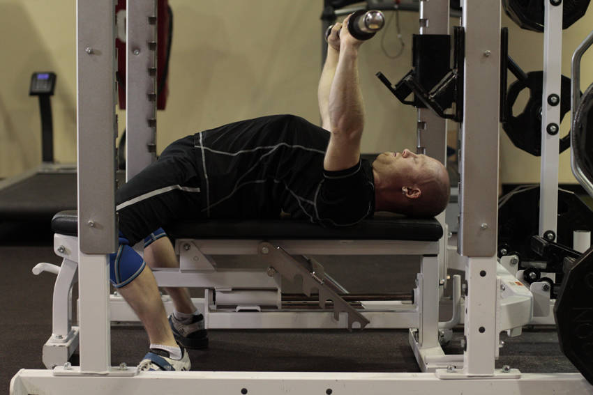 Bench Press - Powerlifting, start position