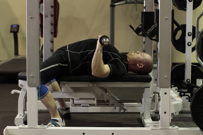 Bench Press - Powerlifting, end position