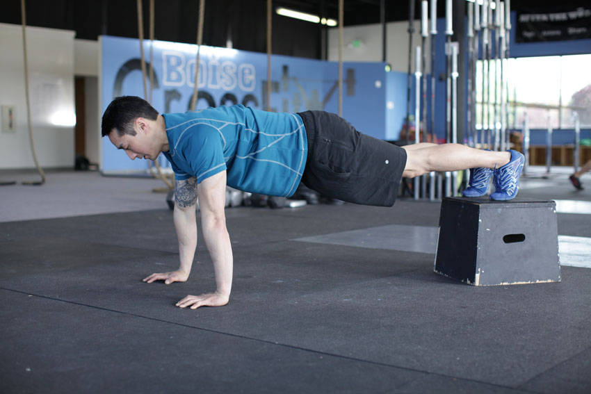 Decline Push-Up, start position