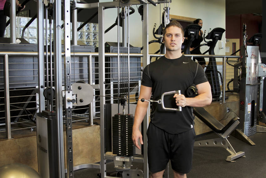 External Rotation with Cable, start position