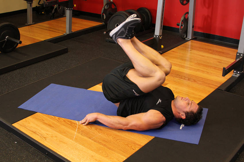 Leg Pull-In, end position