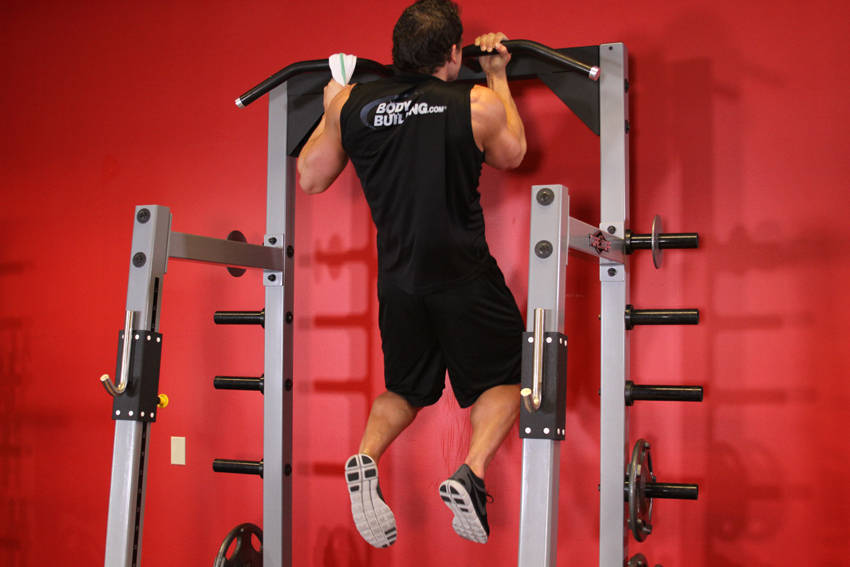 One Arm Chin-Up, end position