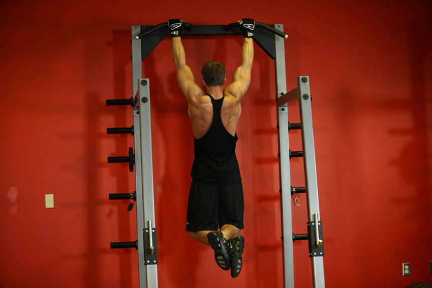 Pullups, start position