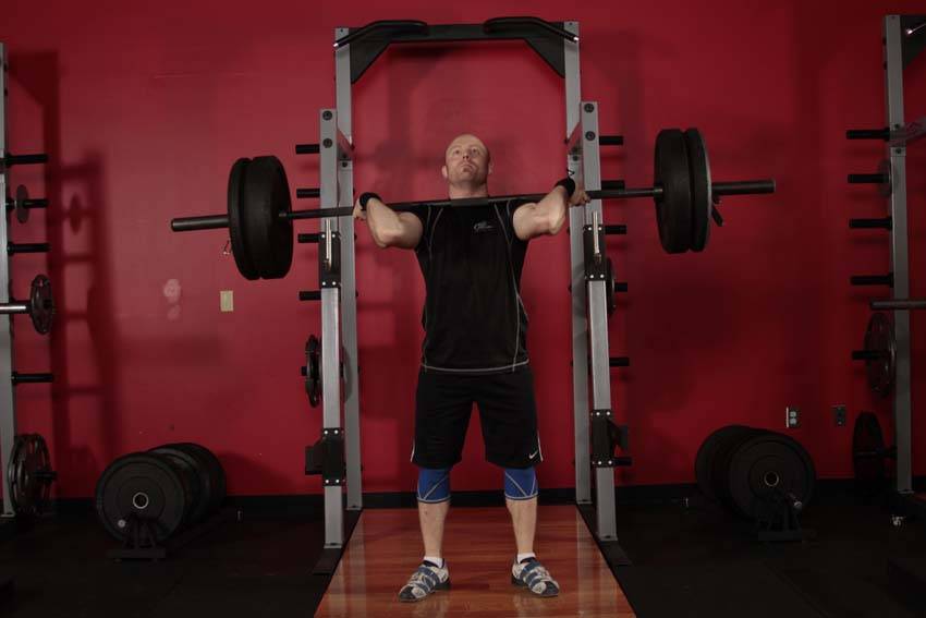 Push Press, start position