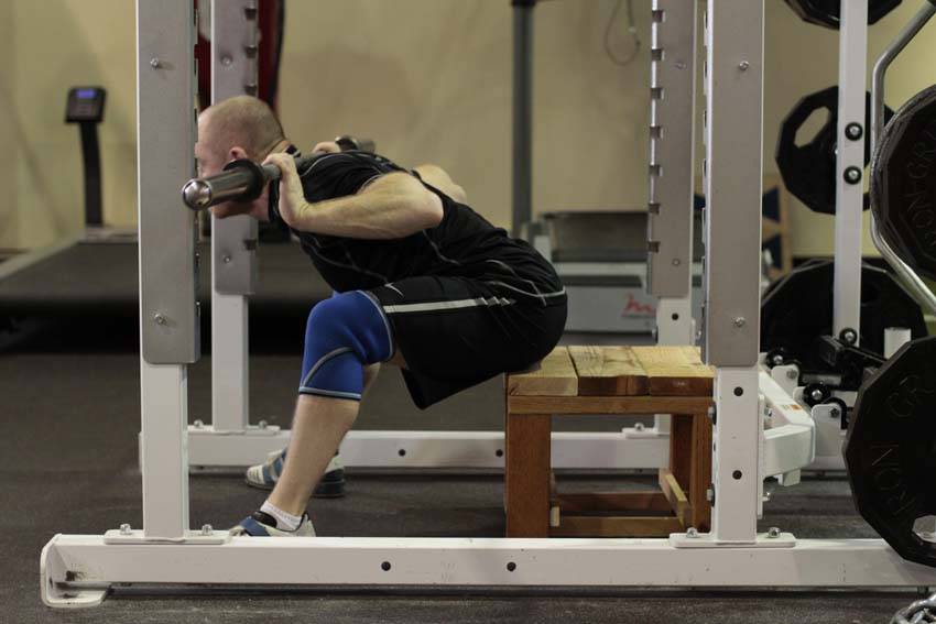 Seated Good Mornings, end position