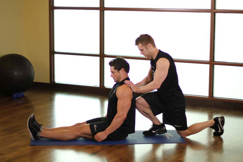 Seated Hamstring, start position