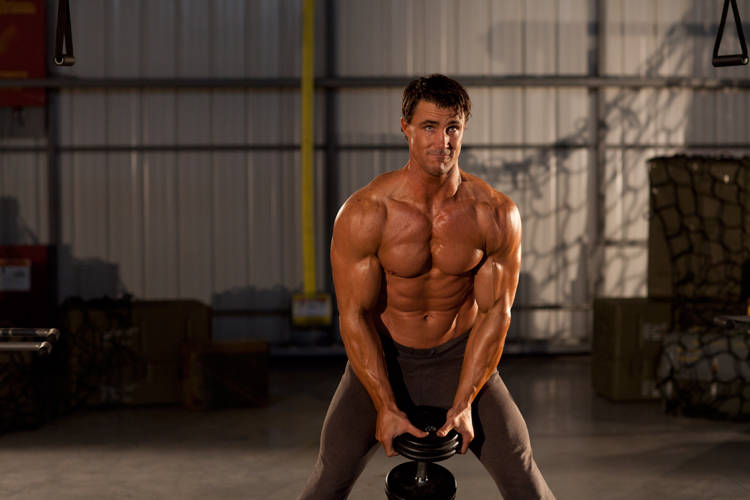 Single Dumbbell Raise, start position