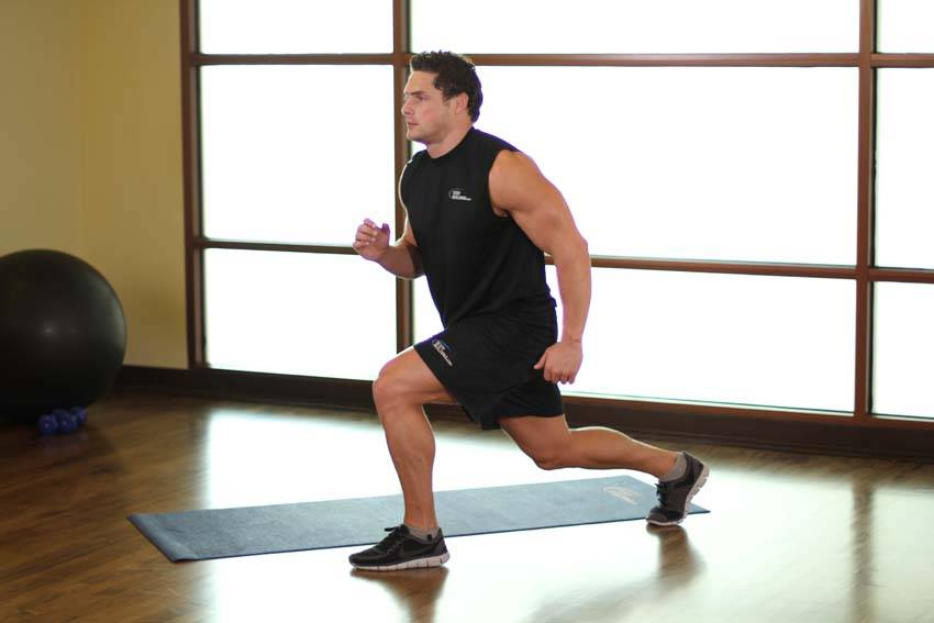 Split Squats, end position