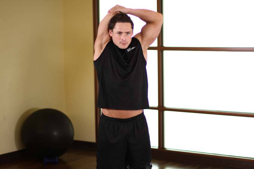 Triceps Stretch, end position