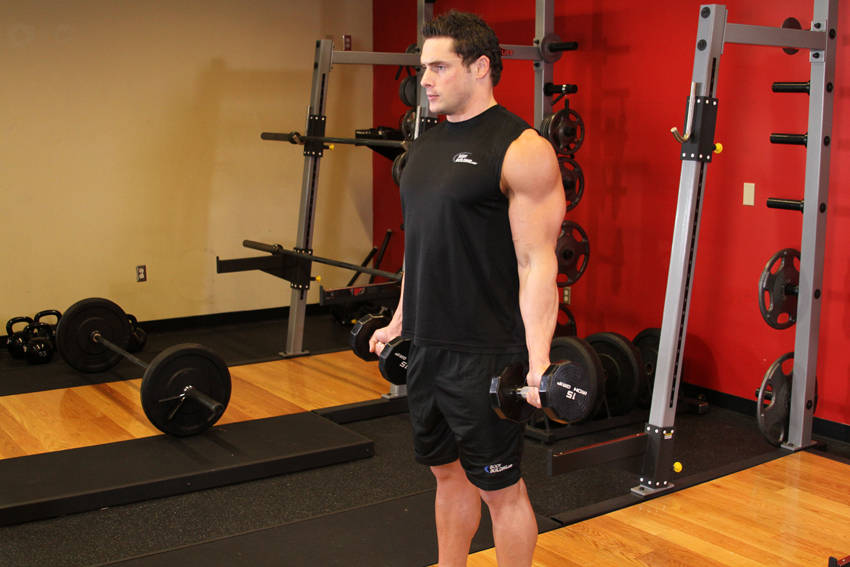 Zottman Curl, start position